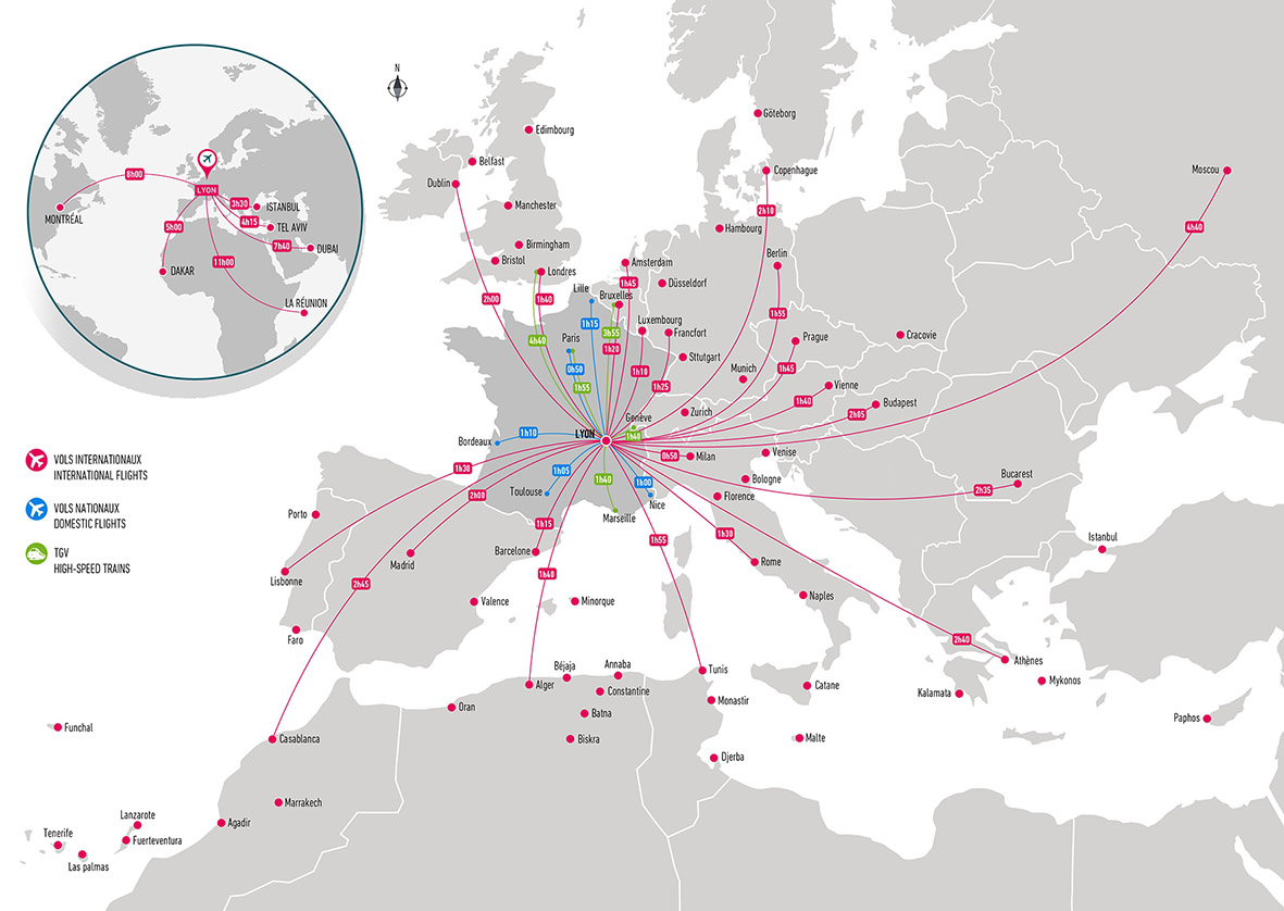 carte aeroport saint exupery 1 3